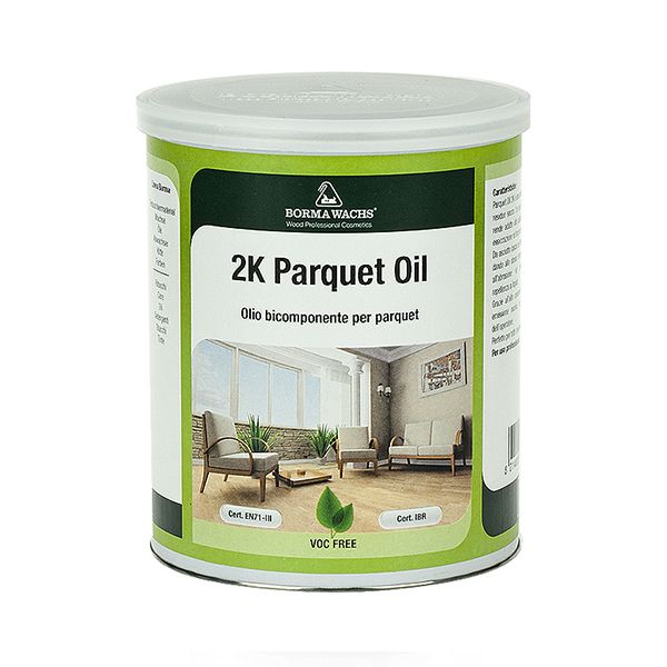 Натуральное 2К масло для древесины Parquet Oil 2k