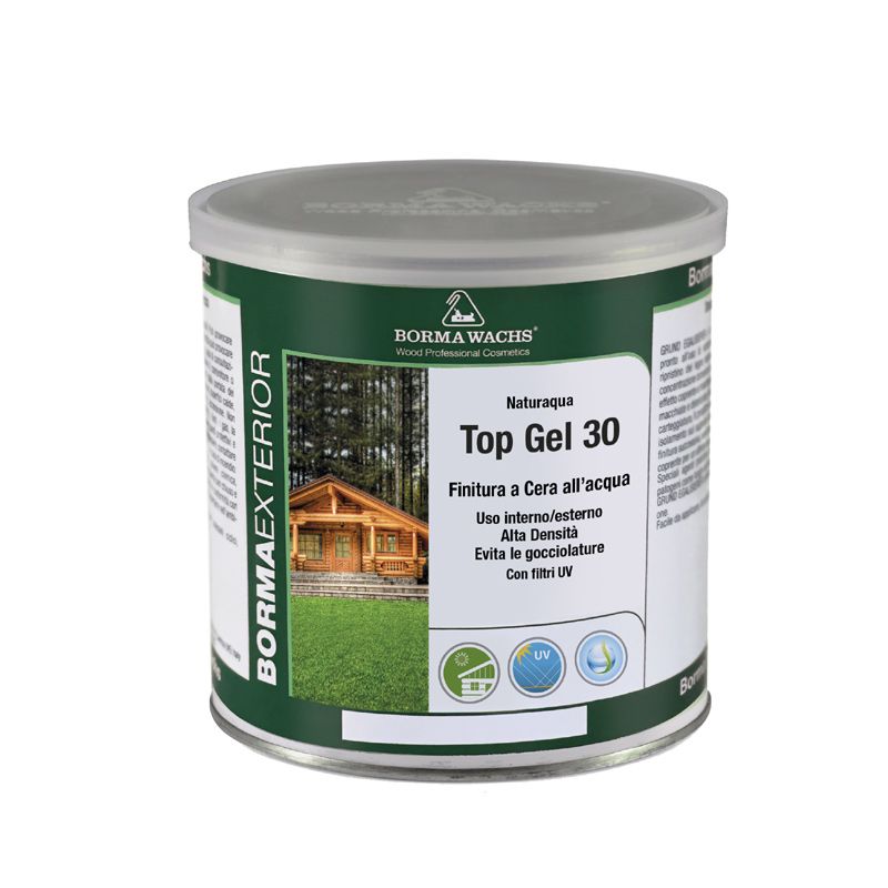 Акриловый лак для наружных работ NATURAQUA TOP GEL